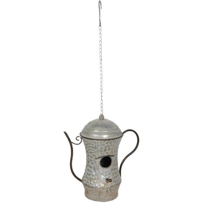 Decoración pajarera 32x19x35 cm gris 6Y4140