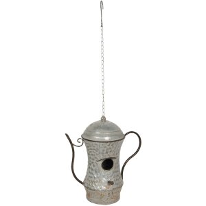 Decoración pajarera 32x19x35 cm gris 6Y4140