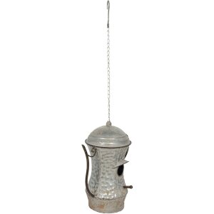 Decoración pajarera 32x19x35 cm gris 6Y4140