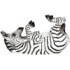 Portabotellas Zebra 32x12x18 cm negro 6PR2710