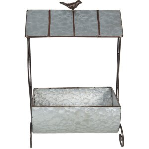 Jardinera 43x23x59 cm gris 6Y4188