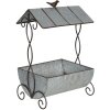 Jardinera 43x23x59 cm gris 6Y4188