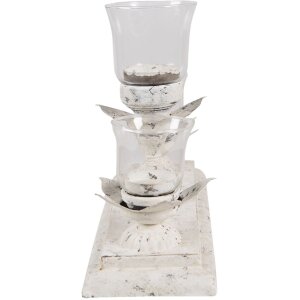 Candelero 36x12x25 cm gris 6Y3982