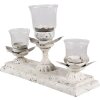 Candelero 36x12x25 cm gris 6Y3982