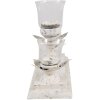 Candelero 36x12x25 cm gris 6Y3982