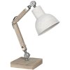 Lámpara de escritorio 15x15x47 cm E27-máx 1x60W crema 6LMP494N