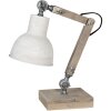 Lámpara de escritorio 15x15x47 cm E27-máx 1x60W crema 6LMP494N