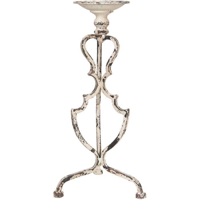 Candelero 25x21x51 cm crema 5Y0809