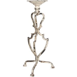 Candelero 25x21x51 cm crema 5Y0809
