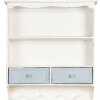 Clayre & Eef Estante de pared 56x13x60 cm blanco 5H0465