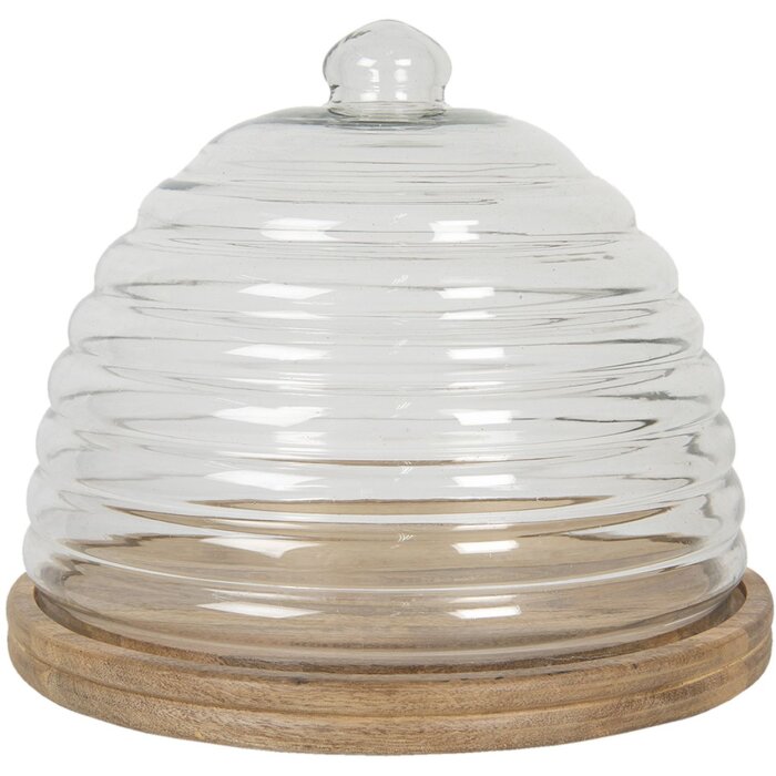 Campana de vidrio Ø 32x28 cm transparente 6GL2868