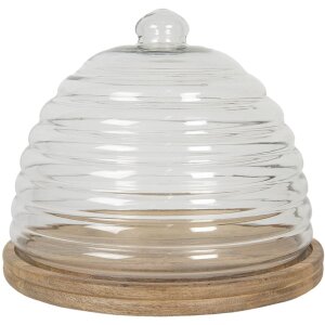 Campana de vidrio Ø 32x28 cm transparente 6GL2868