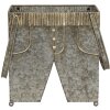 Pantalón portaplantas (2 piezas) 28x15x30-50 - 23x12x24-43 cm gris 6Y4184