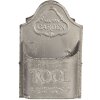 Decoración Caja de herramientas de jardín 50x26x23 cm gris 6Y3924