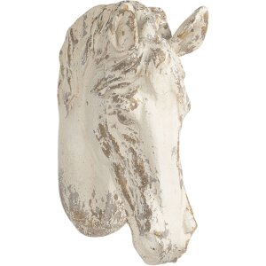 Decoración caballo 32x16x45 cm blanco 6PR3052