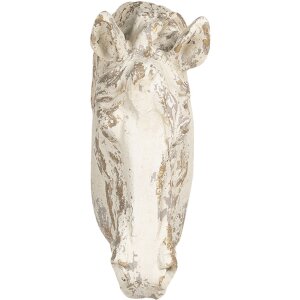 Decoración caballo 32x16x45 cm blanco 6PR3052