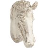 Decoración caballo 32x16x45 cm blanco 6PR3052