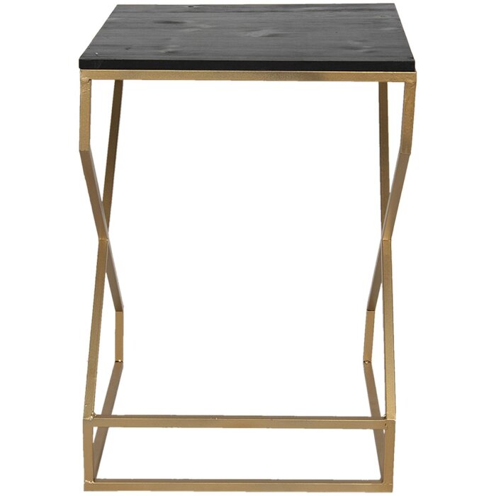 Mesa auxiliar 40x40x55 cm oro 50464
