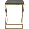 Mesa auxiliar 40x40x55 cm oro 50464