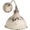 Clayre & Eef 6LMP678 Lámpara Mood 43x28x31 cm Metal Blanco