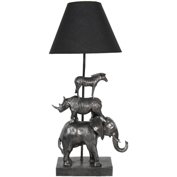 Lámpara de mesa 32x27x65 cm negro 5LMC0003