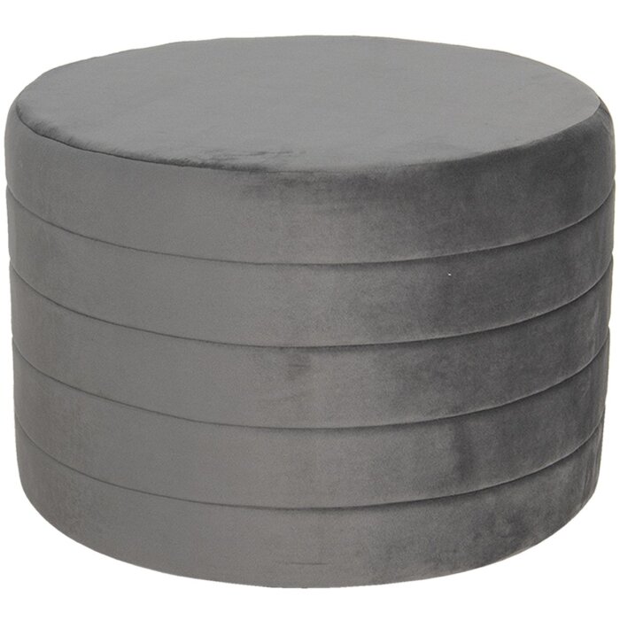 Taburete Ø 60x40 cm gris 50499G
