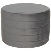 Taburete Ø 60x40 cm gris 50499G