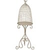 Decoración Birdcage 36x31x91 cm crema 5Y0811