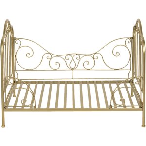 Cama para perro 80x53x58 cm dorada 40180GO