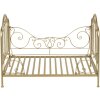 Cama para perro 80x53x58 cm dorada 40180GO