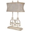 Lámpara de mesa 50x25x74 cm E27 -max 2x60W marrón 5LMP318