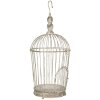 Decoración jaula (lote de 3 piezas) Ø 36x81 - Ø 31x72 - Ø 26x44 cm blanco 5Y0722