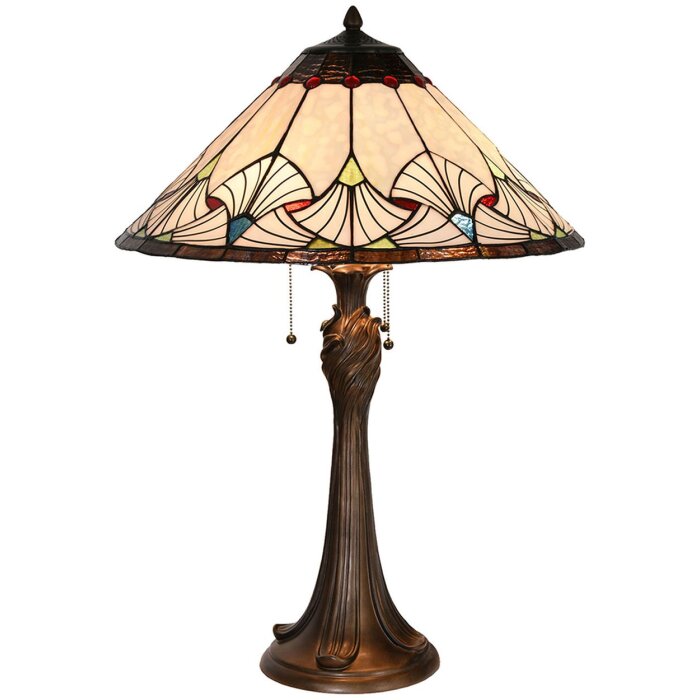 Lámpara de mesa Tiffany Ø 51x78 cm multicolor 5LL-5394