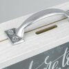 ZEP Caja de Madera Smith 6,5x21x17 cm Hucha blanca