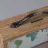 Hucha de madera Jacob 6,5x21x17 cm marrón