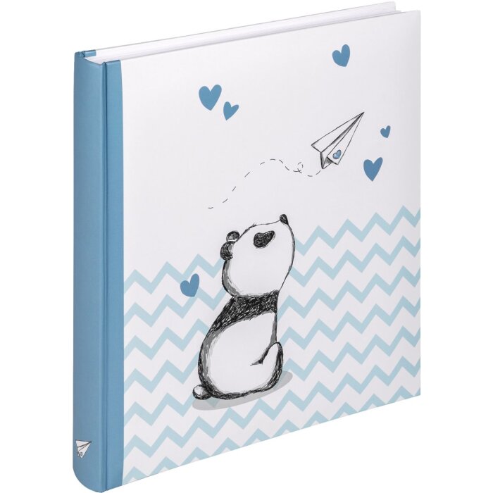 Walther Álbum Bebé Little Panda azul 28x30,5 cm 50 páginas blancas