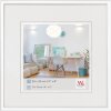 Marco de plástico Walther New Lifestyle 13x13 cm blanco