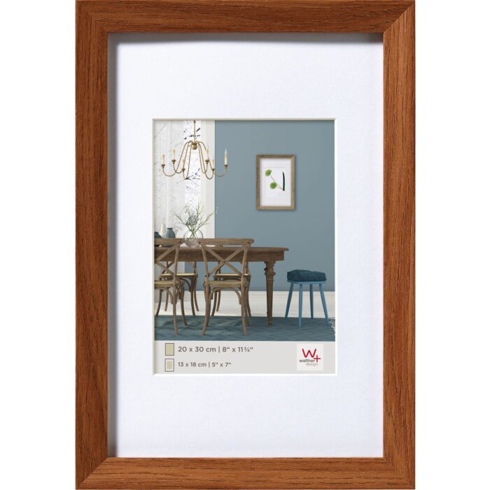 Marco de madera Fiorito 30x45 cm roble oscuro