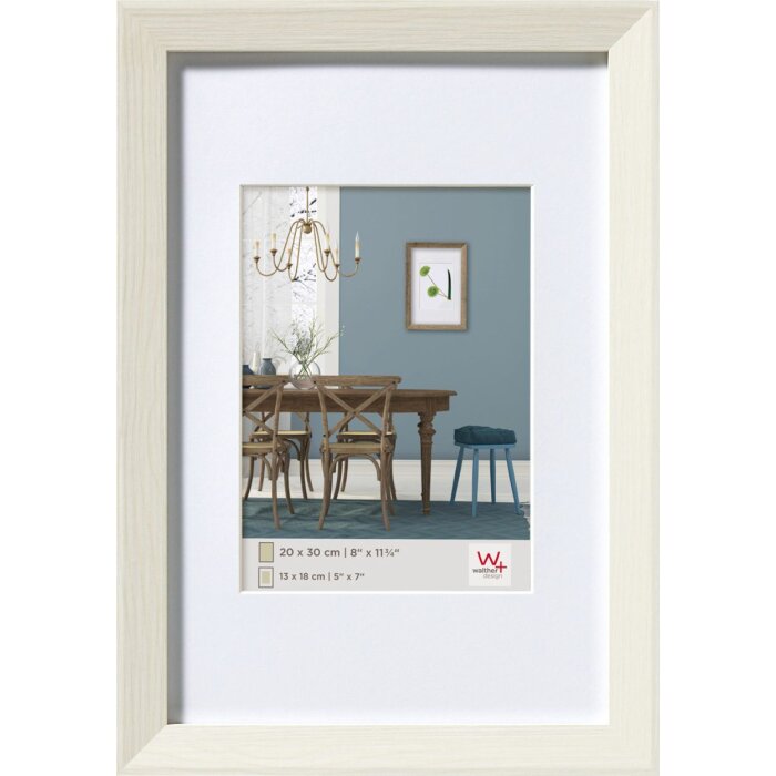 Marco de madera Fiorito 30x45 cm blanco