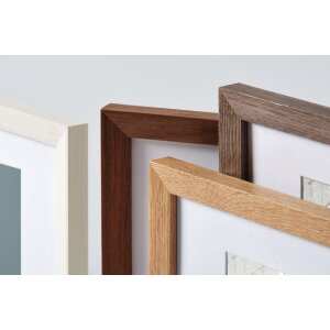 Marco de madera Fiorito 40x50 cm gris oscuro
