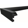 Marco de plástico Walther Steel Style 60x80 cm plateado con paspartú 50x70 cm