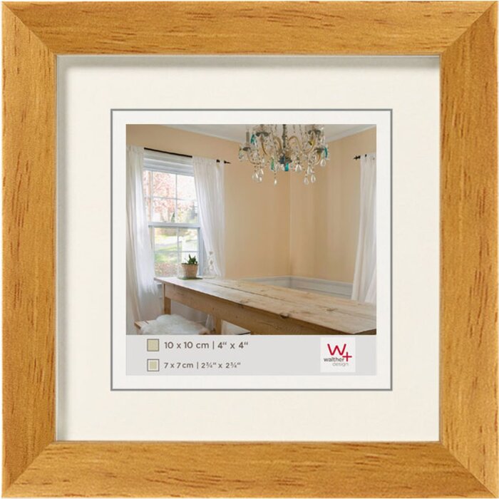 Marco de madera Walther Pimienta 15x15 cm roble