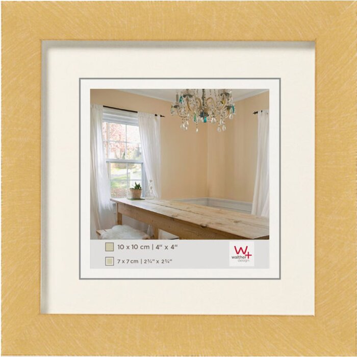 Marco de madera Walther Pimientos 15x15 cm oro
