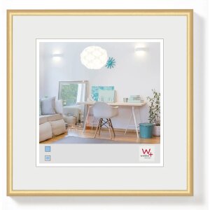 Marco de fotos de plástico New Lifestyle 15x15 cm dorado diseño atemporal