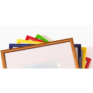 Marco de fotos de plástico New Lifestyle 15x15 cm dorado diseño atemporal