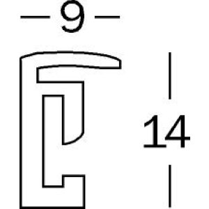 Marco de fotos de plástico New Lifestyle 15x15 cm dorado diseño atemporal