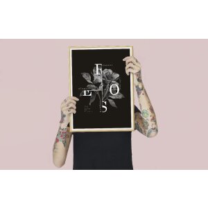 Marco de fotos de plástico New Lifestyle 15x15 cm dorado diseño atemporal