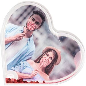 Marco acrílico Corazón 9,4x7,6 cm