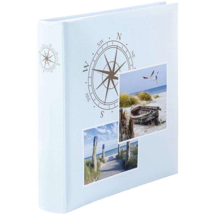 Hama Álbum de Fotos Jumbo Compás 30x30 cm 100 páginas blancas