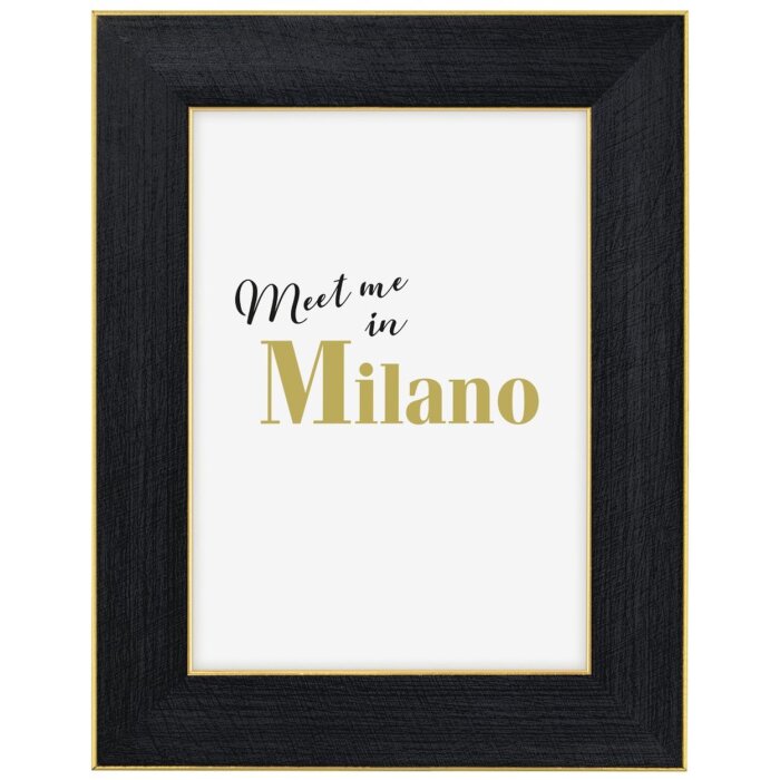 Marco de fotos Milano 13x18 cm negro